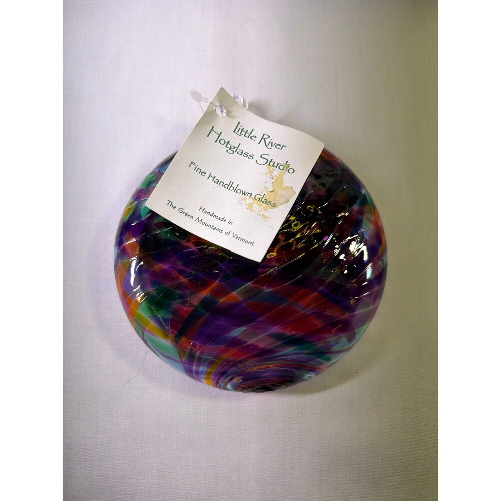 Glass Ornament, Little River, Hot Glass Studio